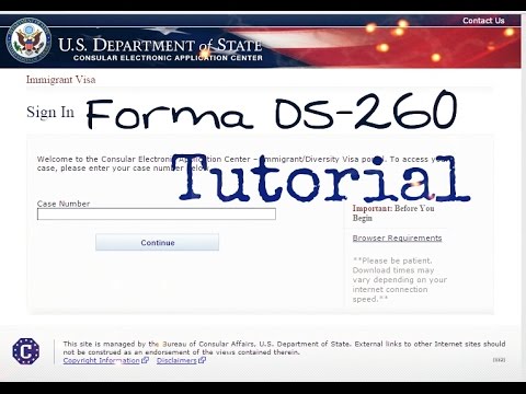 documents needed for ds 260